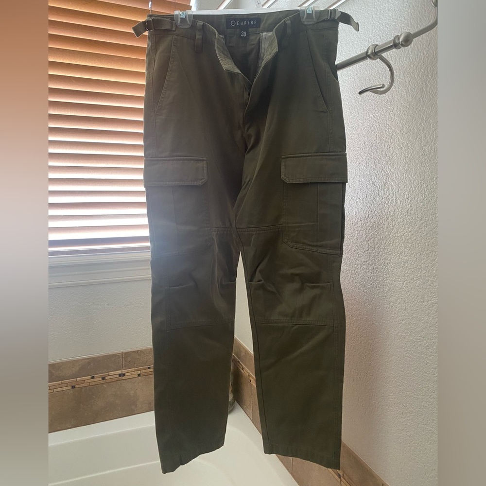 Empyre Dark Green Cargo Pants